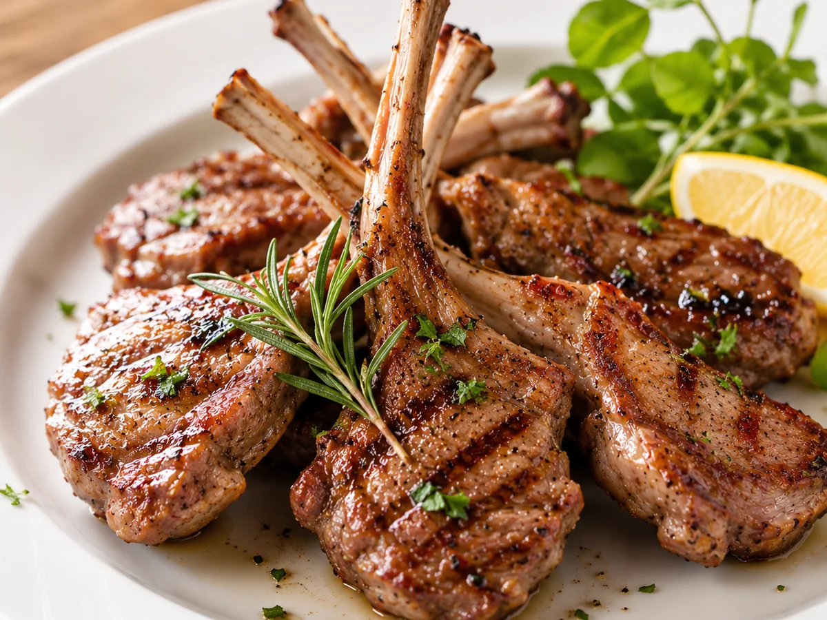 STATIONのラムチョップ・那覇BBQお肉料理